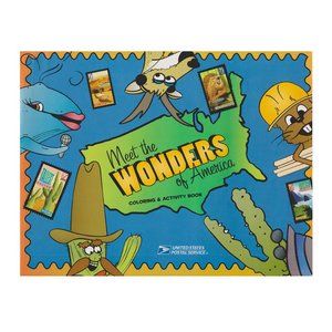 USPS Meet The Wonders Of America Coloring And Activity Book May 2006
